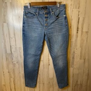 Women’s Lucky Brand Ava Mid Rise Skinny Button Fly Jeans Size 10/30
